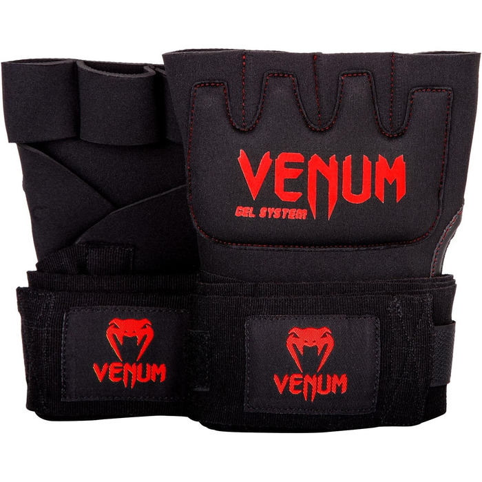 Захист для кулаків Venum для дорослих (Чорний/Червоний)
