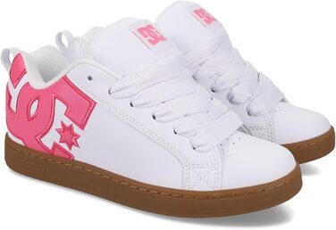 Кросівки DC Shoes Court Graffik для жінок (41 EU, білий рожевий гумовий)