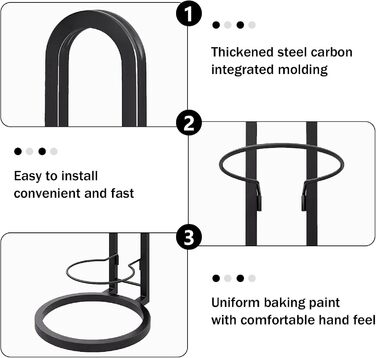 Стельовий органайзер для м'ячів на 4 яруси, з вуглецевої сталі, для футболу, волейболу, баскетболу, гараж, спортзал