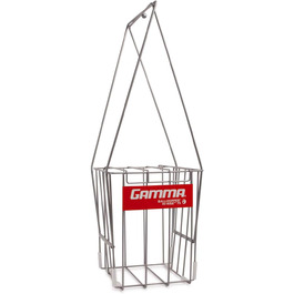 Кошики для тенісних м'ячів Gamma: зручне збирання, місткість 50-140 м'ячів, різні кольори