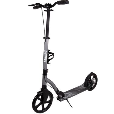 Самокат міський Mach1 Kick Scooter ALU з дисковим гальмом, колеса 250x30 мм, сірий XXL - для дорослих та дітей, складаний