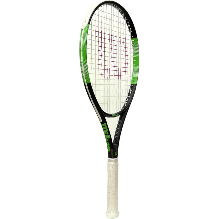 Тенісна ракетка Wilson Blade Elite 105 для дорослих, чорна/зелена/біла, розмір ручки 3 (4 3/8 дюйма)