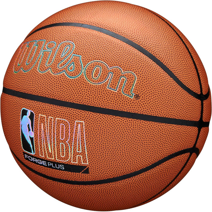 Баскетбольний м'яч Wilson NBA Forge Plus для залу та вулиці, розміри 6 і 7