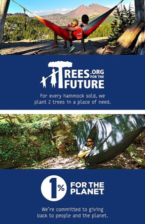 Гамак для кемпінгу ENO DoubleNest, 1-2 особи, спеціальне видання (Sapphire/Yellow)