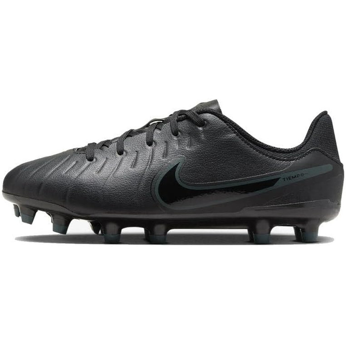 Дитячі футбольні бутси Nike Legend 10 Academy FG/MG (37.5 EU, чорний/чорний/темно-зелений)