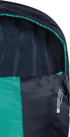Сплячий мішок Mountain Warehouse Traveller 50 - блакитно-зелений, 220 x 80 x 50 см