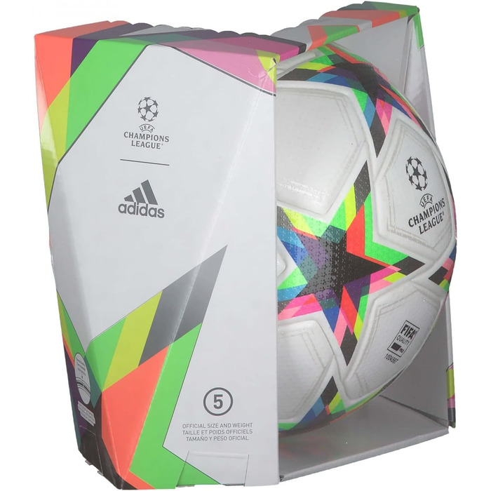 Футбольний м'яч Adidas Performance HE3777, розмір 5, білий, унісекс