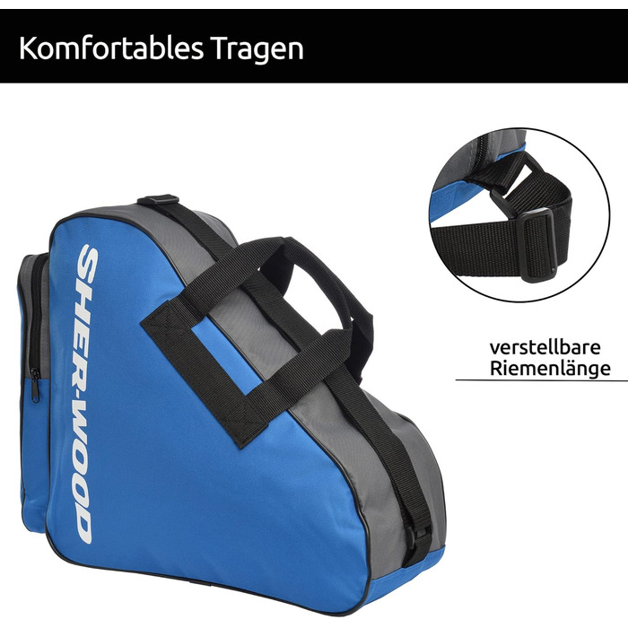 Сумка для ковзанів Sherwood: для ковзанів, роликів та хокею (Marine)