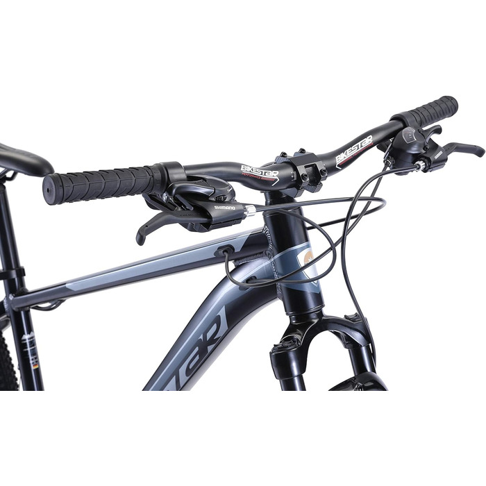 Гірський велосипед BIKESTAR Hardtail алюмінієвий, Shimano 21 швидкість, дискові гальма, 29