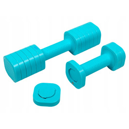 Регульовані гантелі ACRA LADY 2-5 фунтів — набір 2 шт., загальна вага 4,66 кг