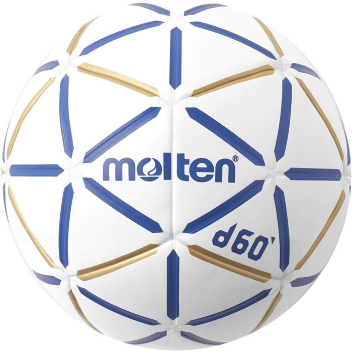 Гандбольний м'яч Molten D60 без смоли, IHF, для залу, PU, вологостійкий, латексна камера
