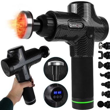 Перкусійний масажер MalTec PRO-GUN3800 7в1