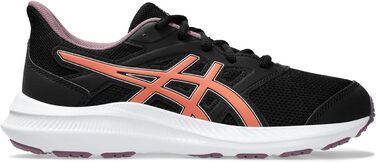 Дитячі кросівки ASICS Jolt 4 GS - чорний/пустезна червоний (37 EU)