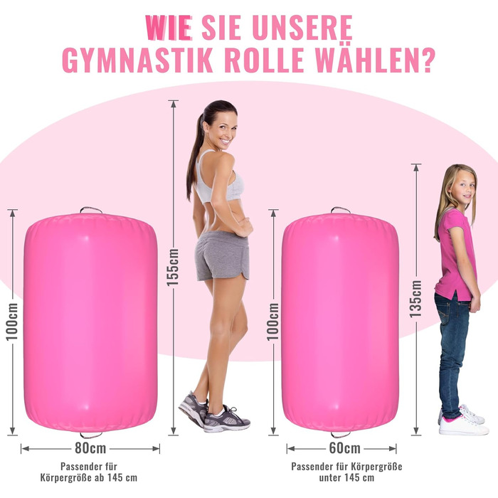 Мата для гімнастики DOBESTS Airtrack Matte, 2/3/4/5/6 м, для занять гімнастикою, йогою, фітнесом, спортом (з насосом та сумкою)