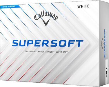 Гольф-м'яч Callaway Supersoft 2025 білий
