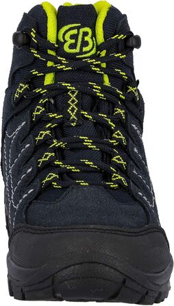 Черевики трекінгові дитячі Brütting Mount Shasta Hi, 39 EU, блакитно-лимонні