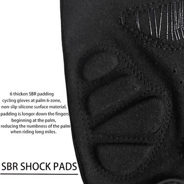 Рукавички для фітнесу eerkKing: дихаючі спортивні рукавички для занять у фітнес-клубі, їзди на велосипеді, йоги та танців (S, гелеві вставки, чорний)