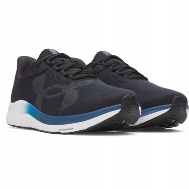 Чоловічі бігові кросівки Under Armour Charged Pursuit 4 Big Logo, чорні, розмір 44