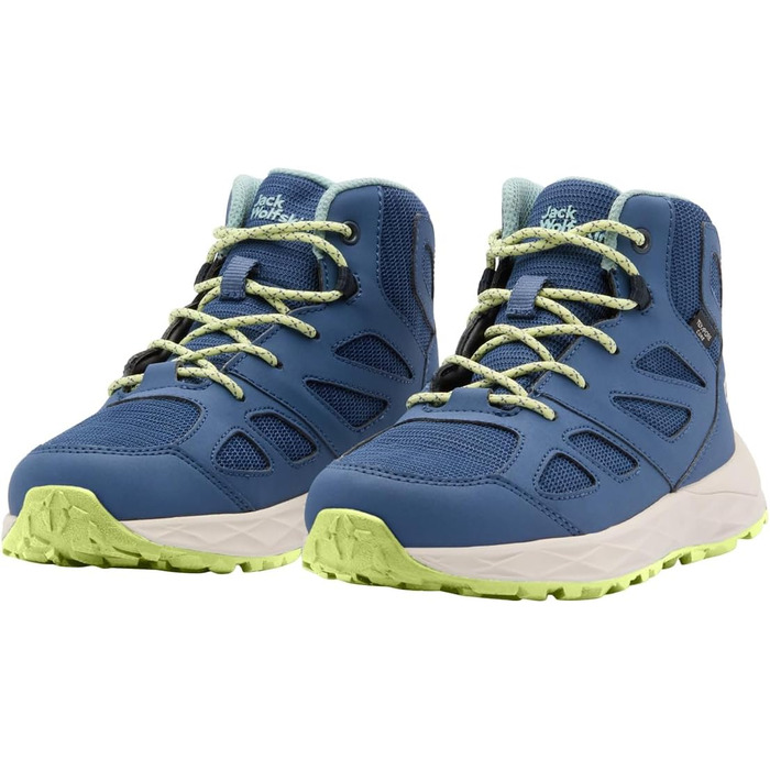 Дитячі трекінгові черевики Jack Wolfskin Woodland 2 Texapore Mid K (26 EU, Evening Sky)