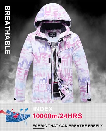 Жіночий гірськолижний костюм HOTIAN 2 частини: куртка та штани. Теплий водонепроникний гірськолижний комплект для сноубордингу та катання на лижах. Розмір XL. Модель 304+BK