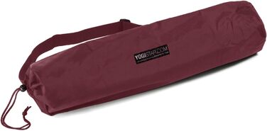 Сумка для йоги Yogibag® Basic - нейлон, Бордовий, 65 x 14 x 14 см