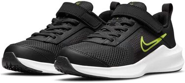Дитячі кросівки Nike Downshifter 11 для гімнастики, 28.5 EU, сірий, чорний, білий, жовтий