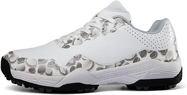 Гольф-взуття для чоловіків та жінок. Водонепроникні, дихаючі гольф-туфлі з шипами. Зручне спортивне взуття 36-46 EU (Білий, 36 EU)