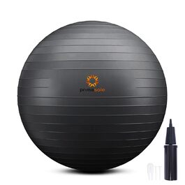 Фітбол Primasole Balance Ball 65 см, чорний - для фітнесу та йоги