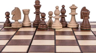 Магнітні шахи Square Classic з дерев'яними фігурами і дошкою
