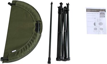 Складний круглий кемпінговий стіл AGEM Flatbar для пікніка та пляжу 71x62 см