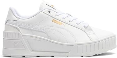 Жіночі футбольні бутси PUMA Karmen Wedge - білі (41 EU, White White Gold)