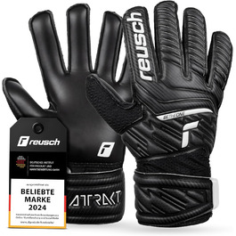 Воротарські рукавички Reusch Attrakt Solid Junior для дітей 5-16 років, чорні