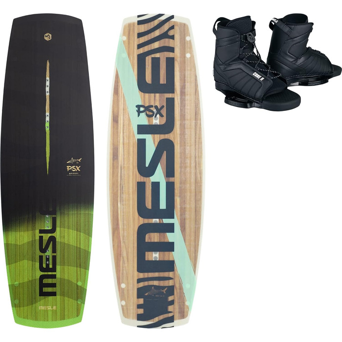 Вейкборд комплект Mesle Wakeboard Paket II PSX з кріпленням Core, професійна гнучка дошка для перешкод на канатній дорозі