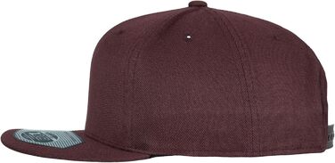 Кепка-снэпбек Flexfit для дорослих, регульована модель Fitted Snapback, бордова (універсальний розмір)
