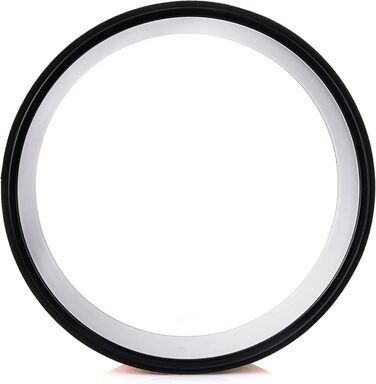 Колесо для йоги Fizyo Yoga Wheel – для розтяжки спини та полегшення болю – стабільне, неслизьке, 32 см (коричневе, натуральний корк)