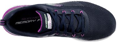 Кросівки Skechers Skech-air Dynamight Winly для чоловіків (35.5 EU, сітчасте синє полотно з фіолетовою окантовкою)