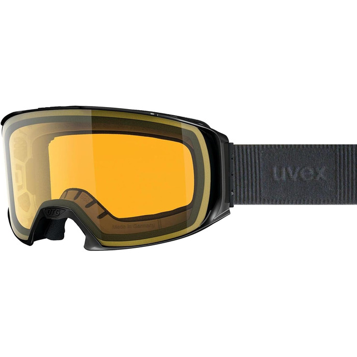 Лижна маска Uvex Craxx OTG LGL для дорослих, чорна, унісекс, універсальний розмір