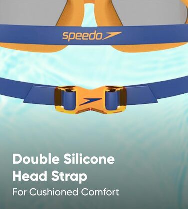 Окуляри для плавання Speedo Hydropulse Junior (6-14 років) Poolblue/Chilliblue