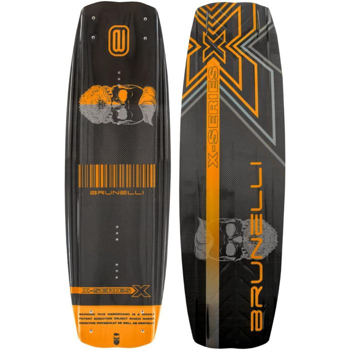 Комплект для вейкбордингу BRUNELLI Carbon 138 см з кріпленнями Jobe Maze