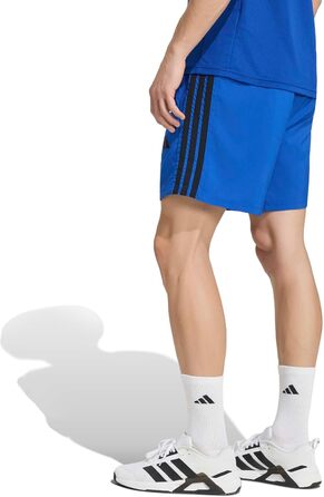 Чоловічі спортивні шорти Adidas Workout Essential Bae 3-Stripes Woven (4XL, Team Royal Blue/Black)