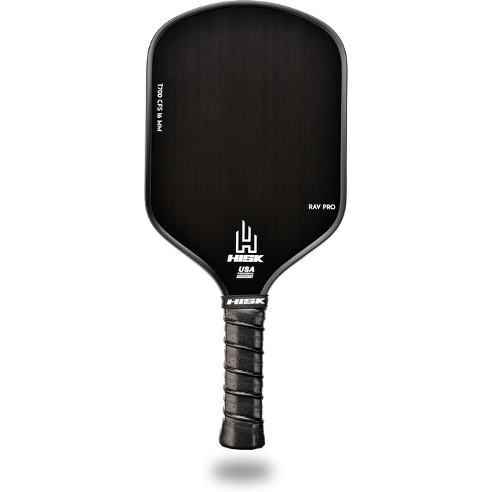 Падл для піклболу RAV PRO Ultimate High End: Японський вуглецевий матеріал Toray T700, аеродинамічна форма, сертифікат USAPA, неслизька ручка