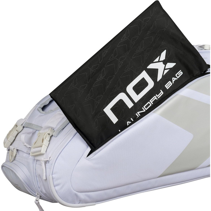 Сумка для падел Nox AT10 Team Weiss - професійна спортивна сумка для ракет та аксесуарів