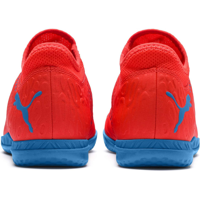 Дитячі футбольні кросівки PUMA Future 19.4 Jr для залу, 38.5 EU, червоний/синій