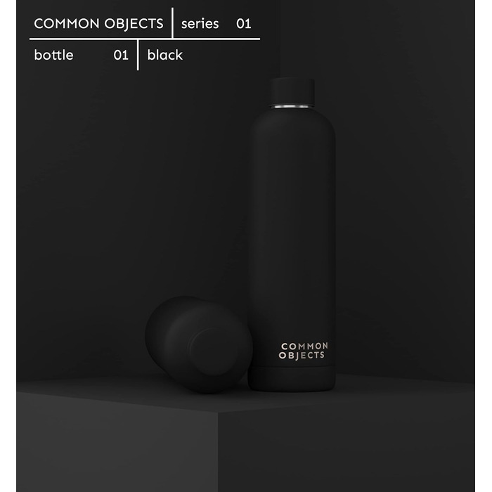 Термос-бутилка з нержавіючої сталі Common Objects 750 мл, герметична, ізольована, для води та газованих напоїв, спортивна пляшка для офісу, спортзалу та прогулянок