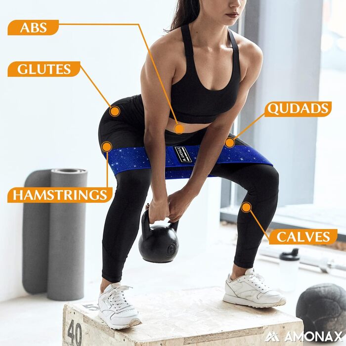 Фітнес-гумки для жінок Amonax, набір еластичних стрічок для тренувань, фітнес-обладнання для дому, срібна (L)