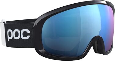 Лижна маска POC Fovea Mid Clarity Comp+ для змагань, чорна з лінзами Spektris Blue, оптимальний огляд