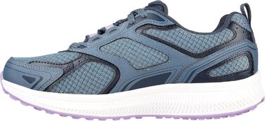 Кросівки жіночі Skechers Go Run Consistent сині шкіряні з фіолетовою окантовкою 36.5 EU