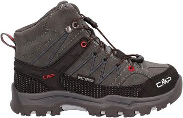 CMP Kinder Rigel MID WP - дитячі трекінгові черевики, водонепроникні, сірі (3 UK)