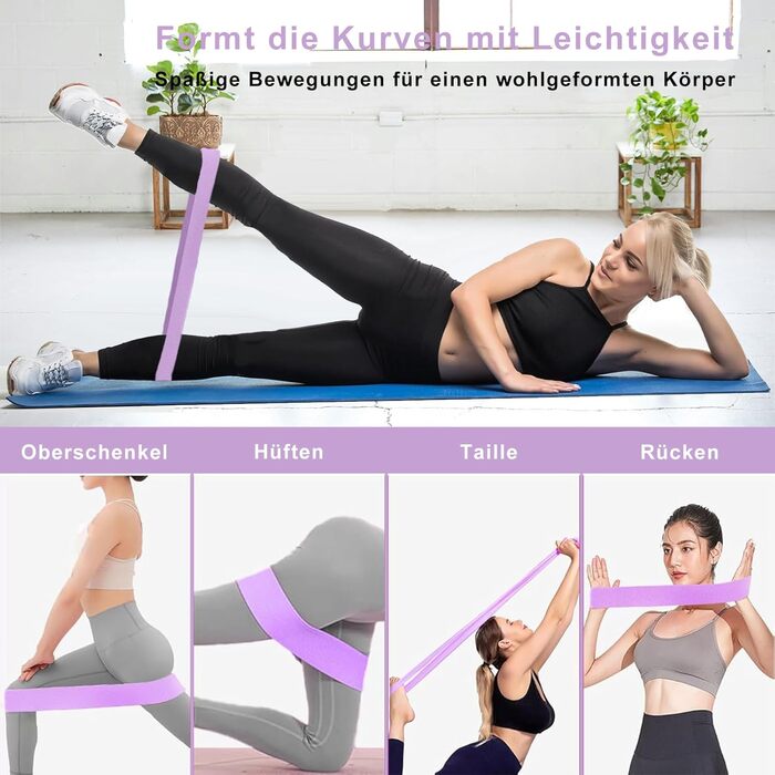 Тренування стегон та тазового дна: пристрій для дому, фіолетовий