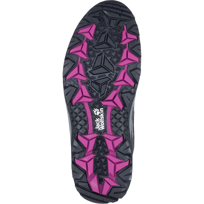 Жіночі туристичні черевики Jack Wolfskin Vojo 3 Texapore Low, 38 EU, Dark Steel Purple